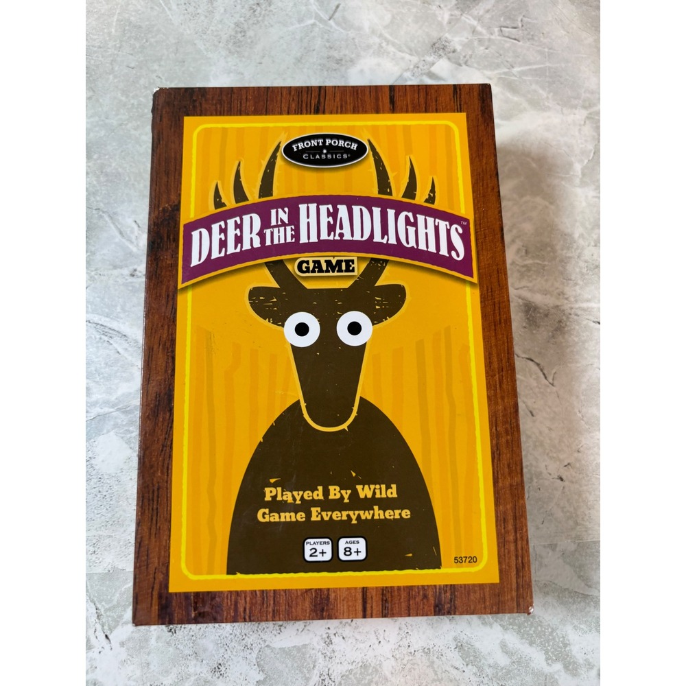 Front Porch‎ Classics Deer in the Headlights Card & Dice Game 53720 Complete Set